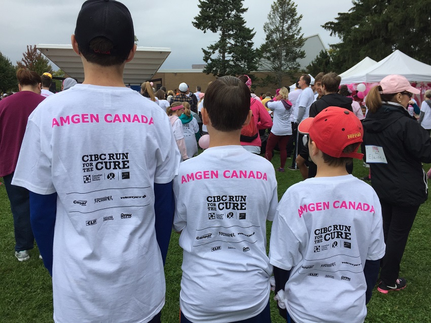 Amgen Canada participates in annual CIBC Run for the Cure